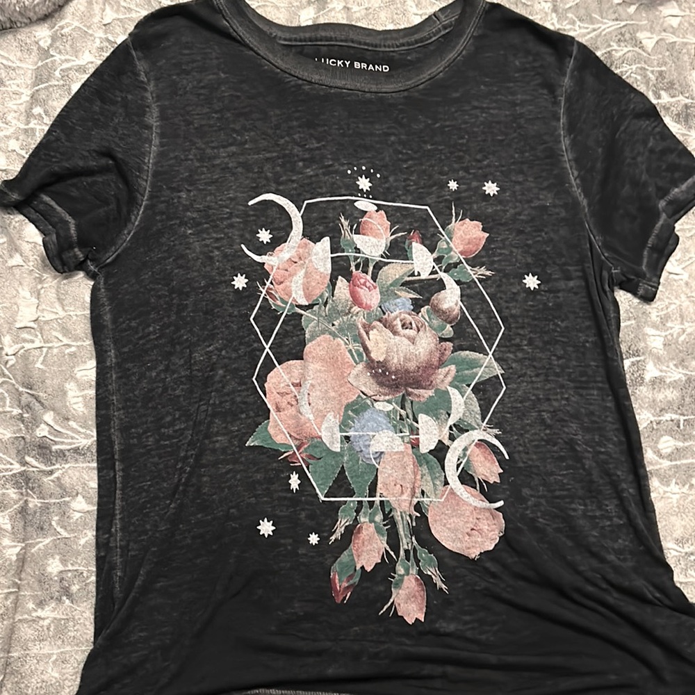 Lucky brand Los Angeles flower t shirt
